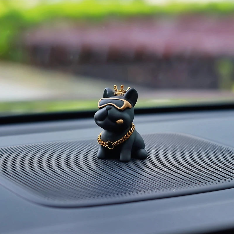 Trendy Resin Bully Dog Car Interior Decoration - Autoxmatch