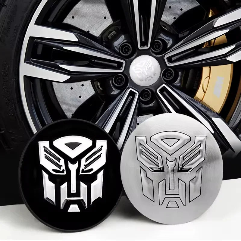 Universal Autobot Transformers Emblem Wheel Center Hub Caps - Autoxmatch