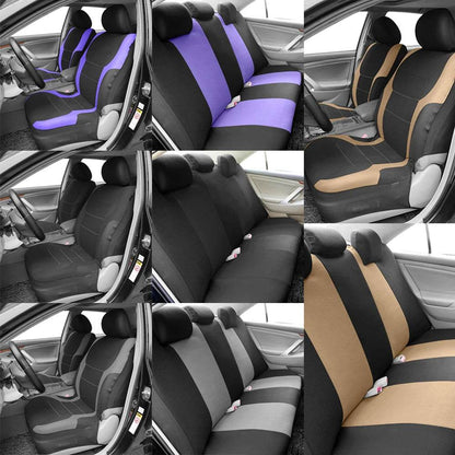 Universal Polyester Sporty Design Car Seat Covers - Autoxmatch