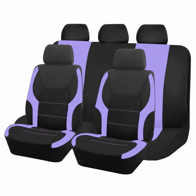 Universal Polyester Sporty Design Car Seat Covers - Autoxmatch