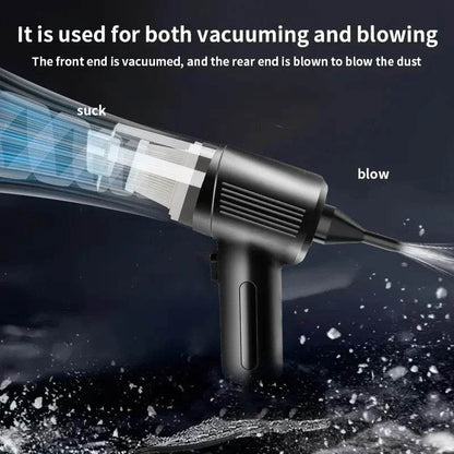 Portable Mini Wireless 2 in 1 High-power Suction and Blower Car Vacuum Cleaner - Autoxmatch