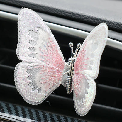 Car Flapping Wings Butterfly Ornament Decoration Accessories - Autoxmatch