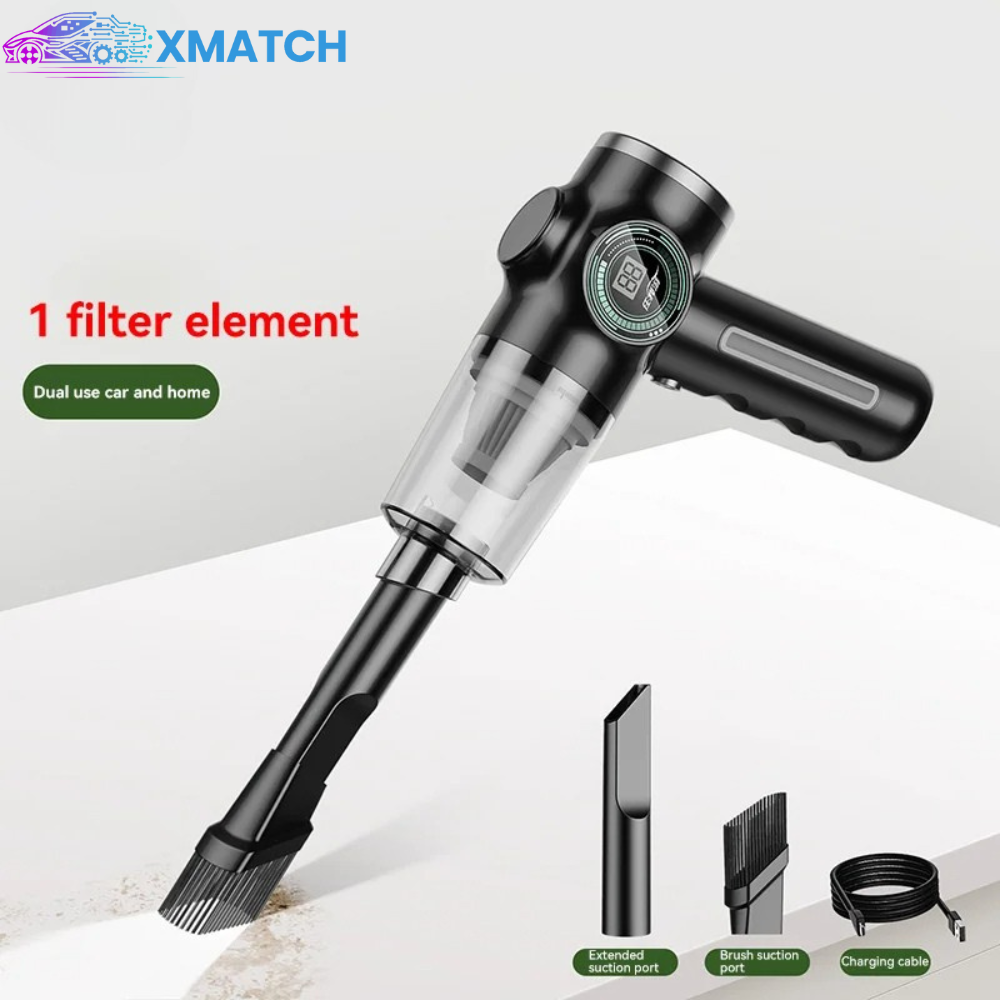 Wireless Car Vacuum Cleaner 5-in-1 Germany Black