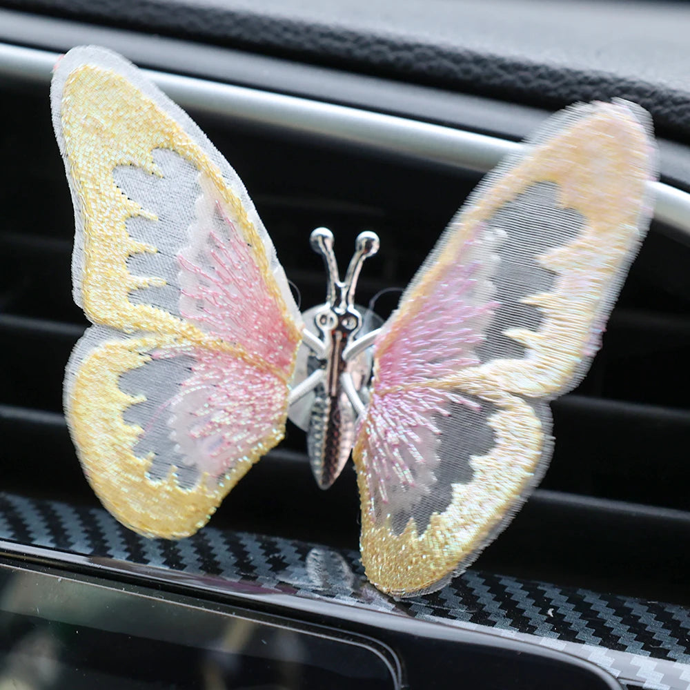 Car Flapping Wings Butterfly Ornament Decoration Accessories - Autoxmatch