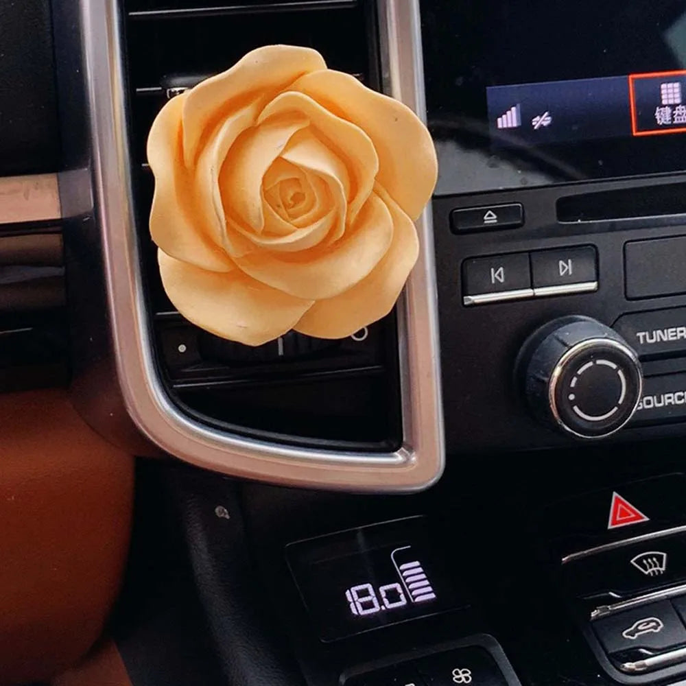 Car Pink Yellow Purple Rose Fragrance aromatherapy diffuser - Autoxmatch