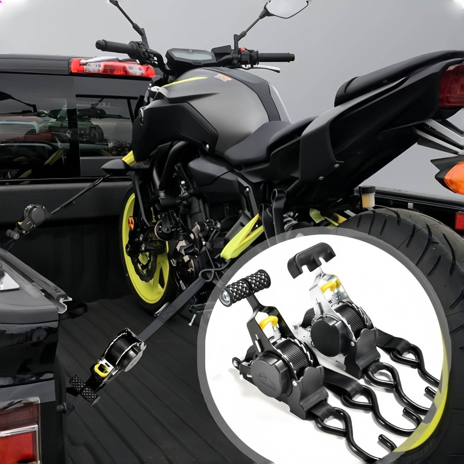Auto-Lock Retractable Cargo Strap – Perfect for Motorcycle & Luggage Securement - Autoxmatch