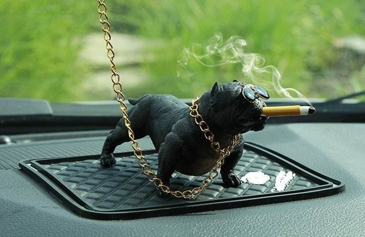Bully Dog Car Decoration – Stylish Dashboard Charm for Pet Lovers - Autoxmatch
