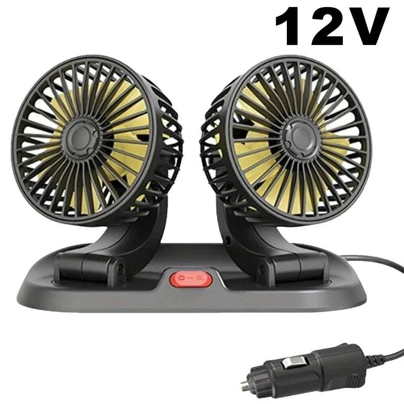 Car Cooling Fan 360° Adjustable Heads - Autoxmatch
