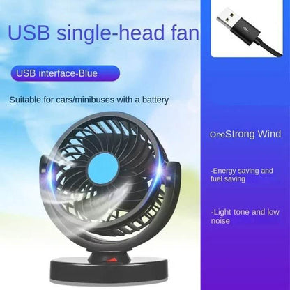 Car Cooling Fan 360° Adjustable Heads - Autoxmatch