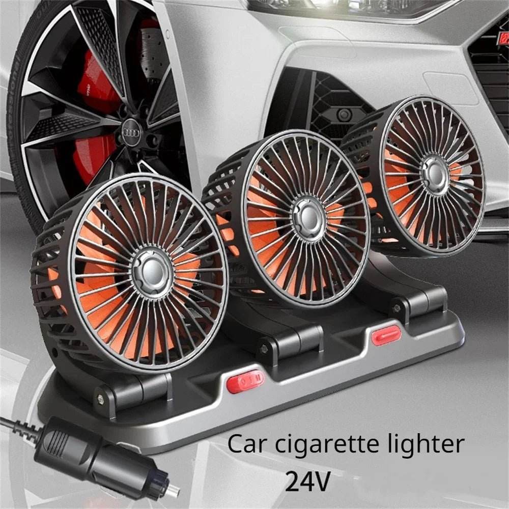 Car Cooling Fan 360° Adjustable Heads - Autoxmatch