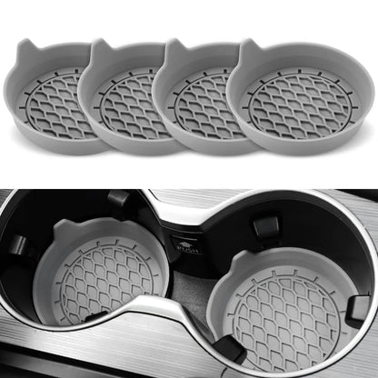 Car Cup Silicone Coaster Holder 2/4pcs - Autoxmatch