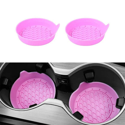 Car Cup Silicone Coaster Holder 2/4pcs - Autoxmatch