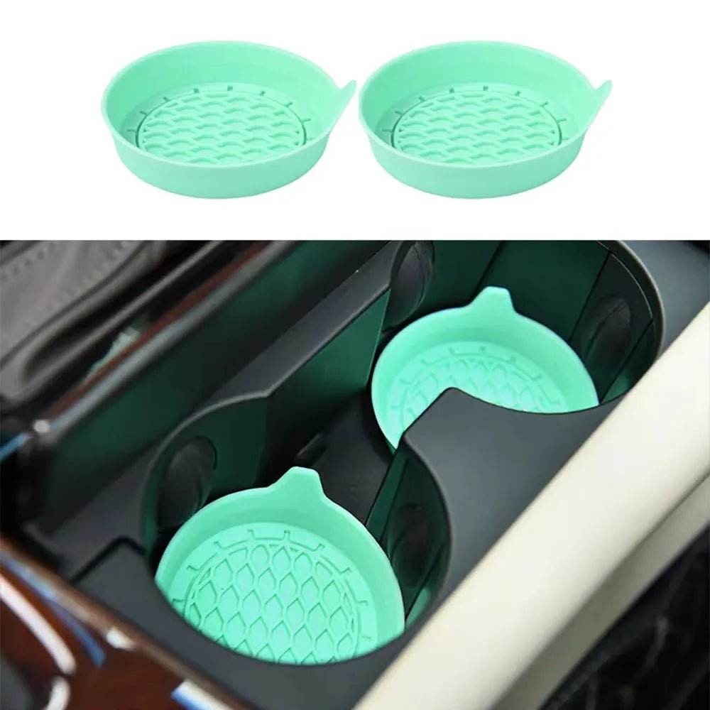 Car Cup Silicone Coaster Holder 2/4pcs - Autoxmatch