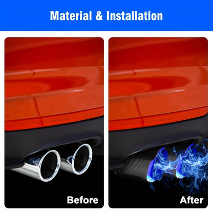Car Exhaust Pipe with LED Flame - Autoxmatch