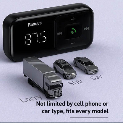 Car FM Transmitter Bluetooth-compatible 5.0 USB Car Charger - Autoxmatch
