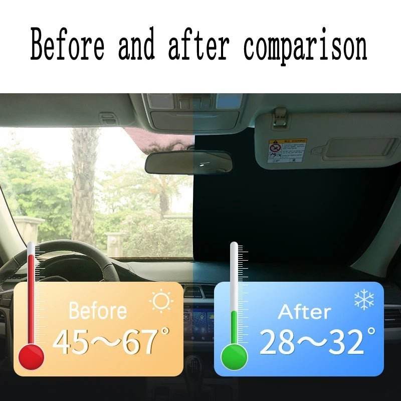 Car Front Window Sunshade Cover - Autoxmatch