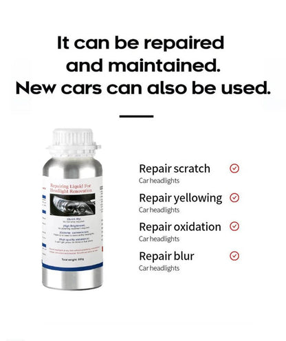 Car Headlight Restoration Polishing Kit 800ML - Autoxmatch