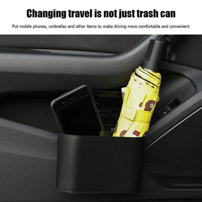 Car Interior Hanging Garbage Bin - Autoxmatch
