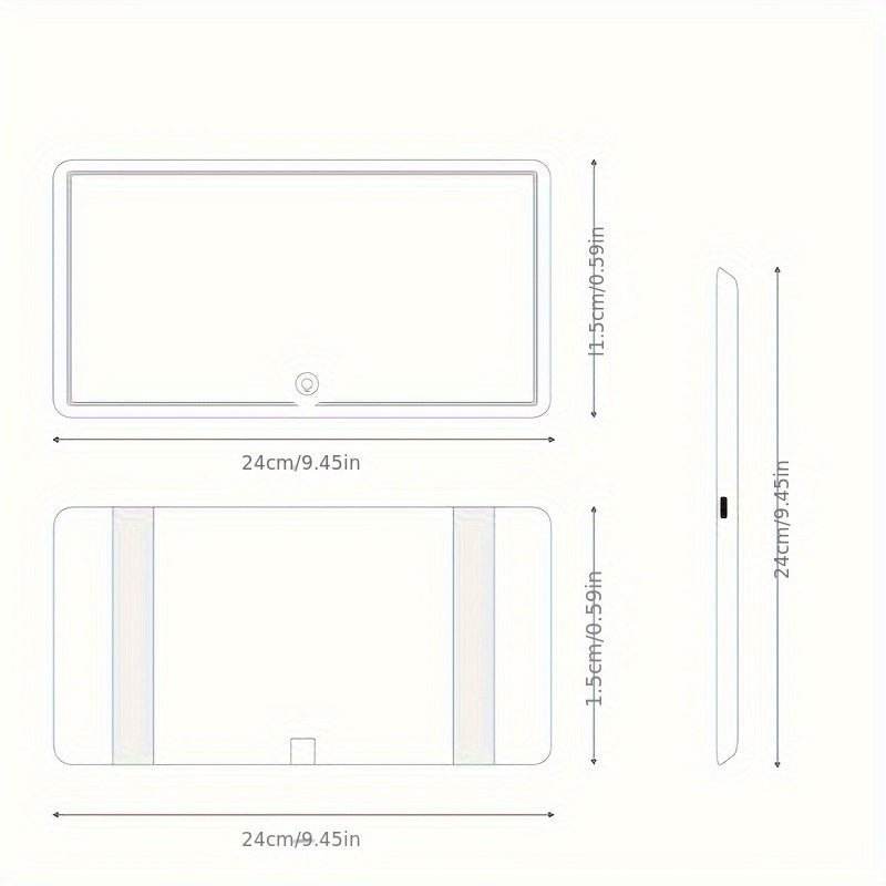 Car Makeup Mirror with LED Lights - Autoxmatch