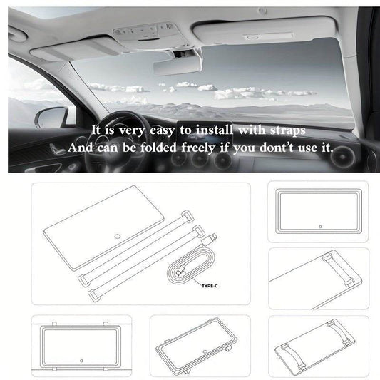 Car Makeup Mirror with LED Lights - Autoxmatch