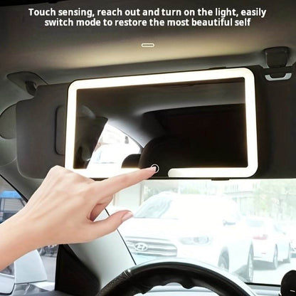 Car Makeup Mirror with LED Lights - Autoxmatch
