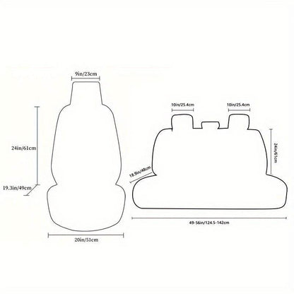 Car Seat Cover Full Set - Autoxmatch