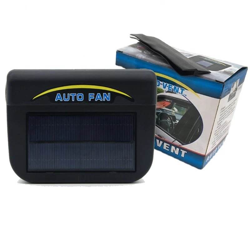 Car Solar Powered Portable Window Fan - Autoxmatch
