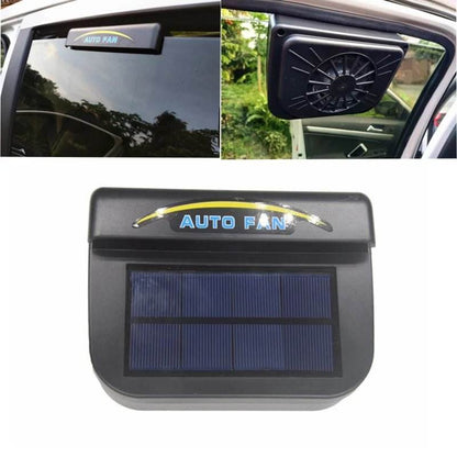 Car Solar Powered Portable Window Fan - Autoxmatch