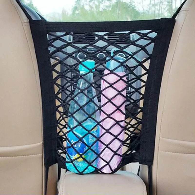 Car Storage Net Bag Between Seats - Autoxmatch