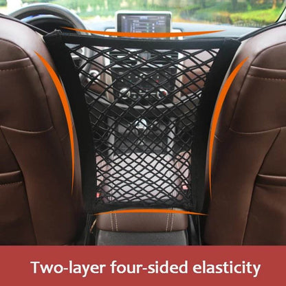 Car Storage Net Bag Between Seats - Autoxmatch
