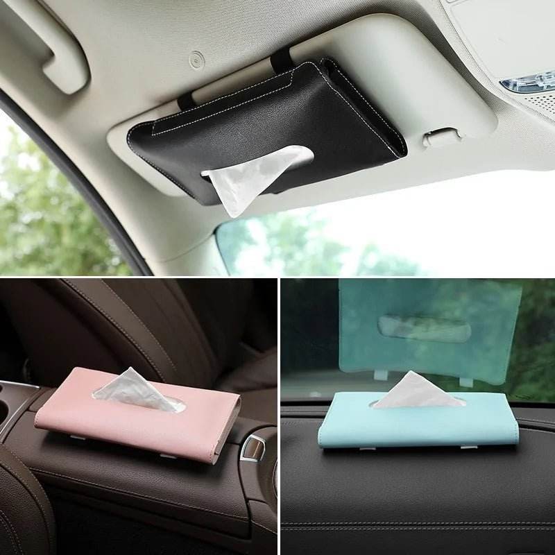 Car Sun Visor Tissue Box Holder - Autoxmatch