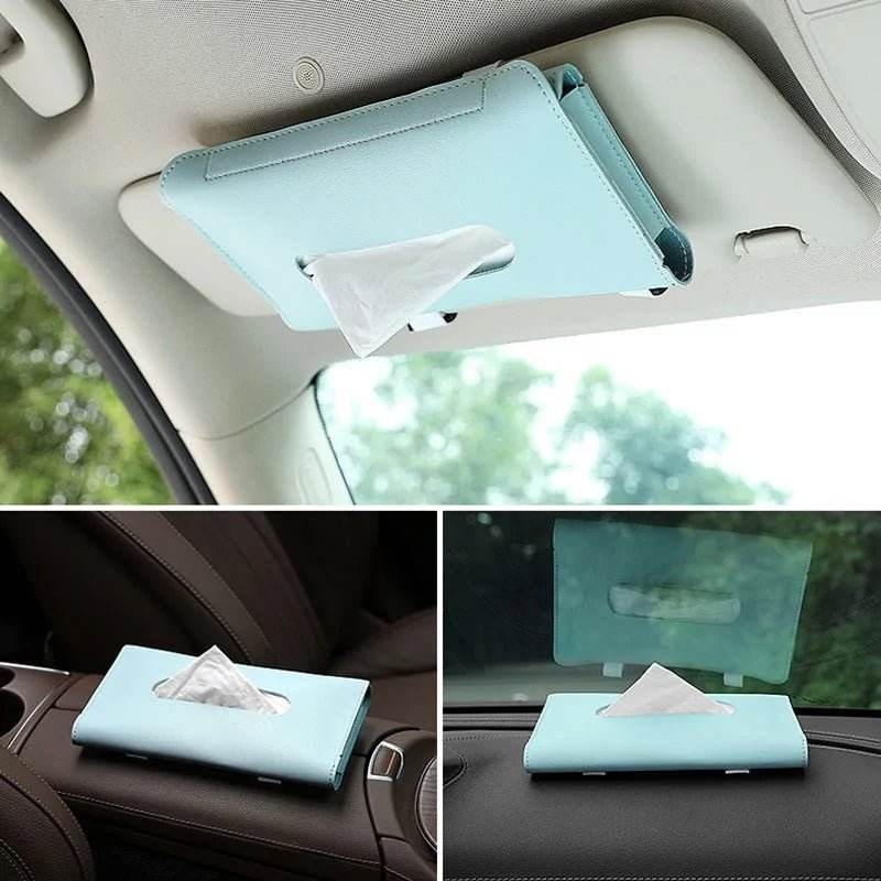 Car Sun Visor Tissue Box Holder - Autoxmatch