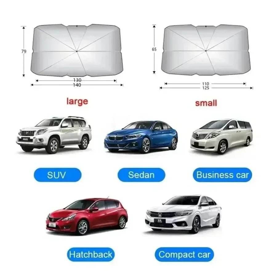 Car Windshield Sunshade Umbrella - Autoxmatch