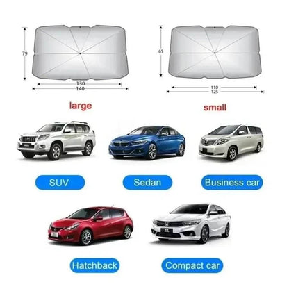 Car Windshield Sunshade Umbrella - Autoxmatch