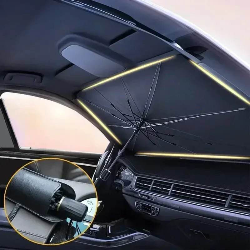 Car Windshield Sunshade Umbrella - Autoxmatch