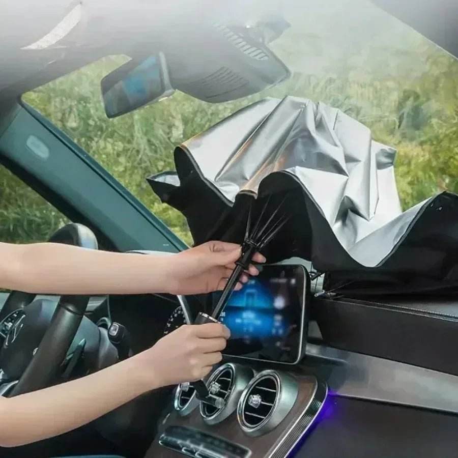 Car Windshield Sunshade Umbrella - Autoxmatch