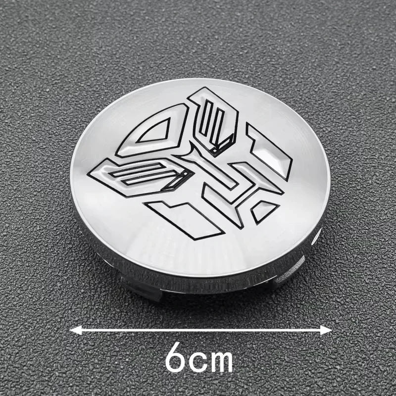 Universal Autobot Transformers Emblem Wheel Center Hub Caps - Autoxmatch
