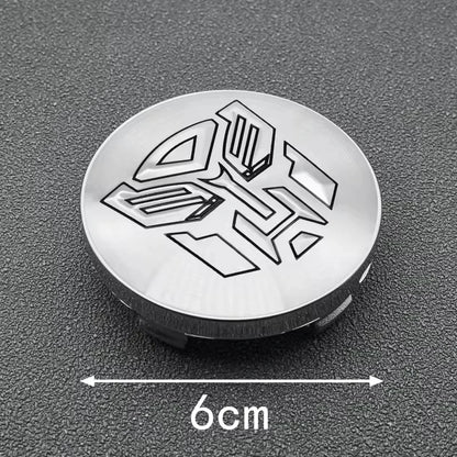 Universal Autobot Transformers Emblem Wheel Center Hub Caps - Autoxmatch