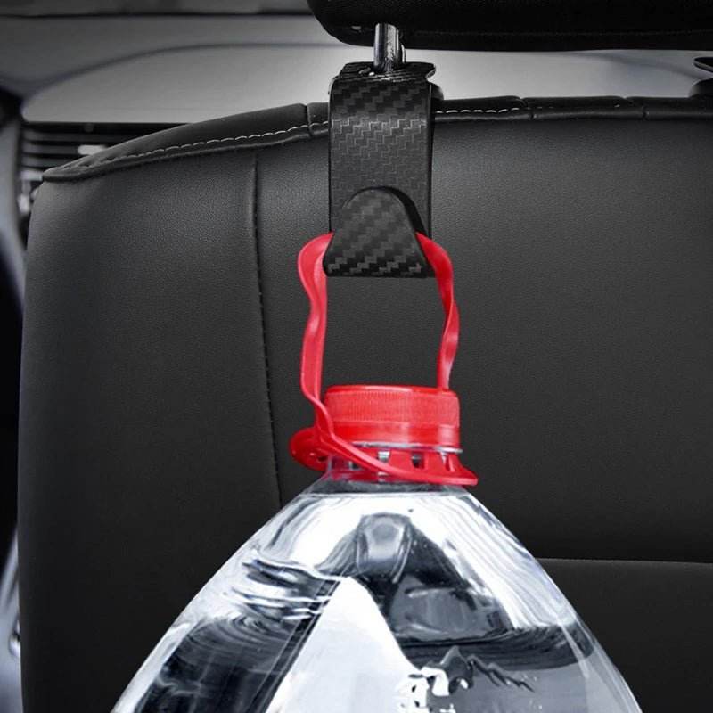 Carbon Fibre Hook Headrest Seat Car - Autoxmatch