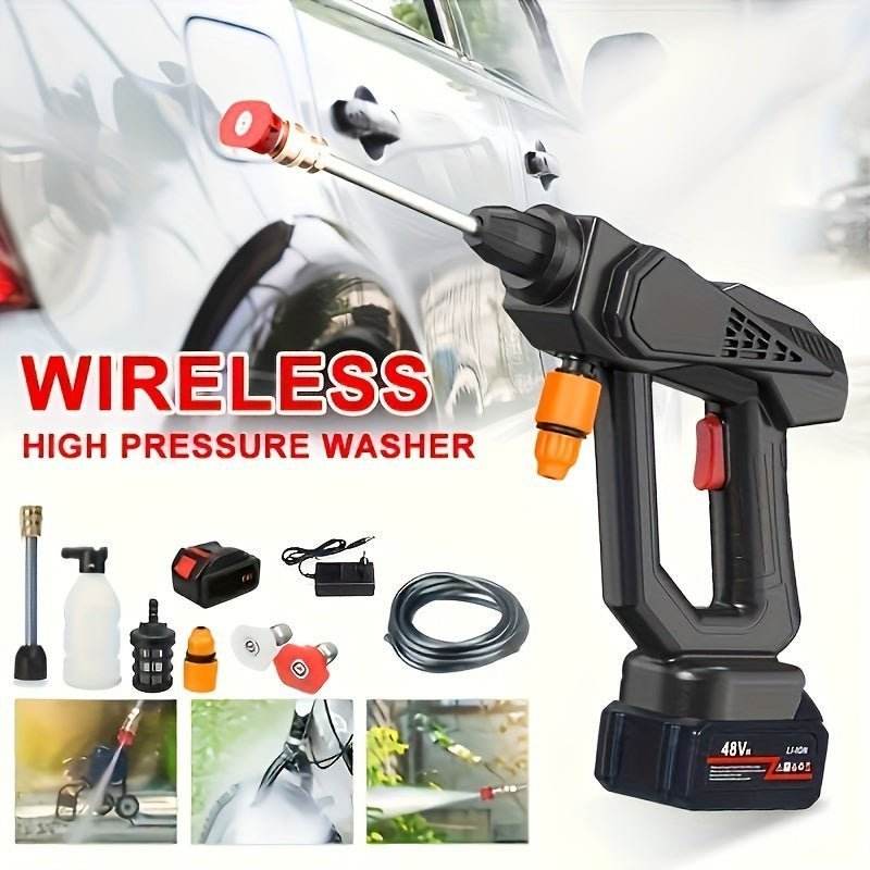 Cordless Electric Pressure Washer Gun – High-Pressure Car Washing - Autoxmatch