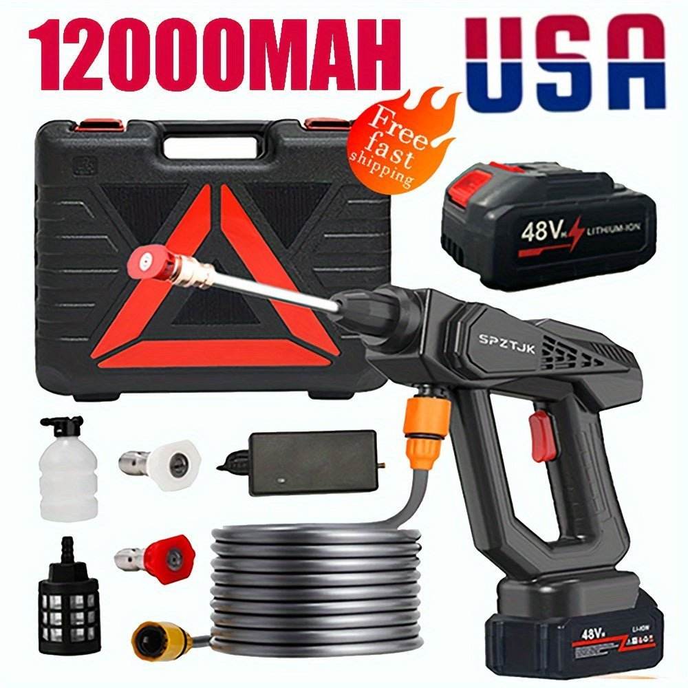 Cordless Electric Pressure Washer Gun – High-Pressure Car Washing - Autoxmatch