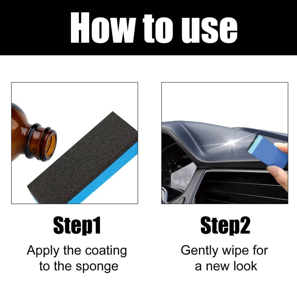 Crystal Coating Refurbish Agent with Sponge Long Lasting - 30ml - Autoxmatch