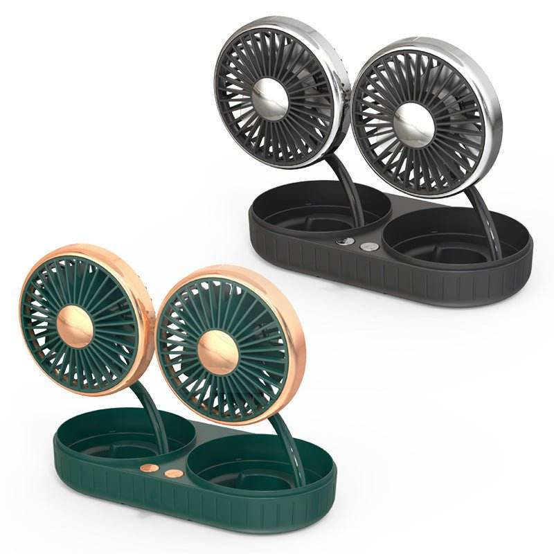 Double-Headed Hose Small Fan | USB-Powered Car Interior Fan - Autoxmatch
