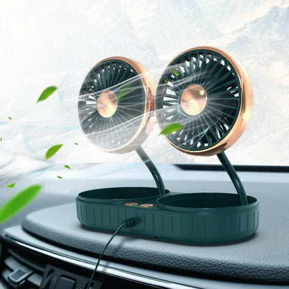 Double-Headed Hose Small Fan | USB-Powered Car Interior Fan - Autoxmatch