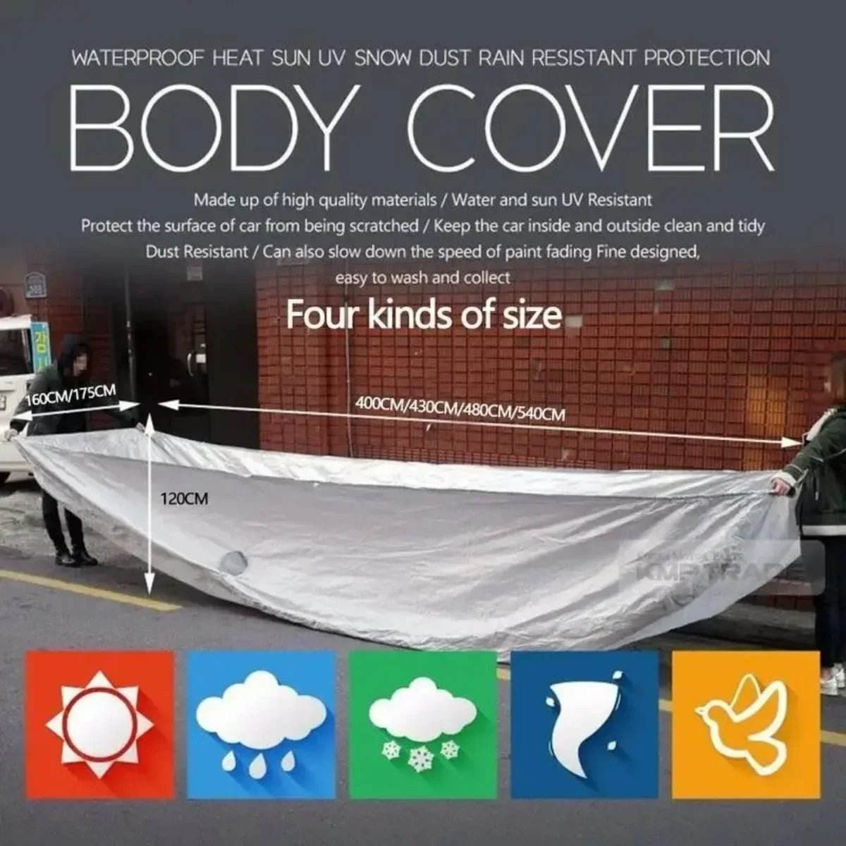 DustProof Anti-UV Scratch-Resistant - Car Covers - Autoxmatch