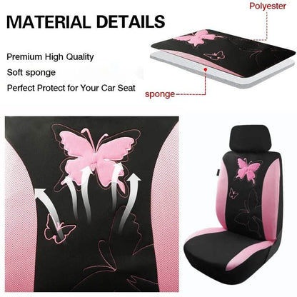 Embroidery Car Seat Covers For Women - Autoxmatch