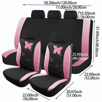 Embroidery Car Seat Covers For Women - Autoxmatch