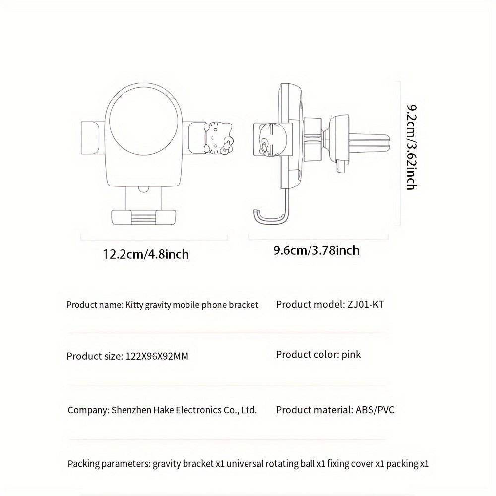 Hello Kitty Car Phone Holder - Autoxmatch