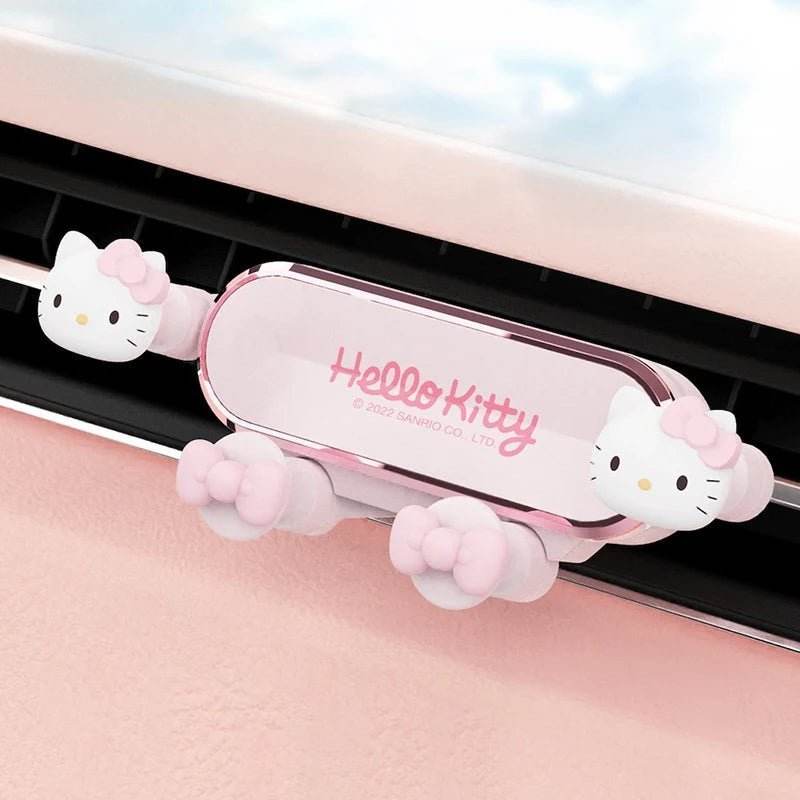 Hello Kitty Car Phone Holder Anti-Skidding Shockproof - Autoxmatch