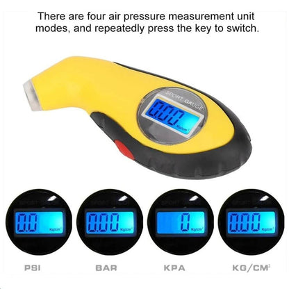 High precision Digital Car Tire Air Pressure Gauge - Autoxmatch